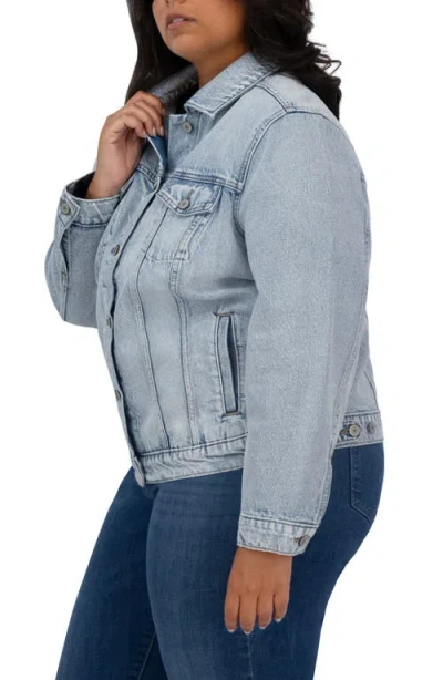 Lucky Brand Tomboy Trucker Jacket In Sirius