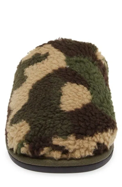 Abound Quinn Smiley Slipper In Green Camo