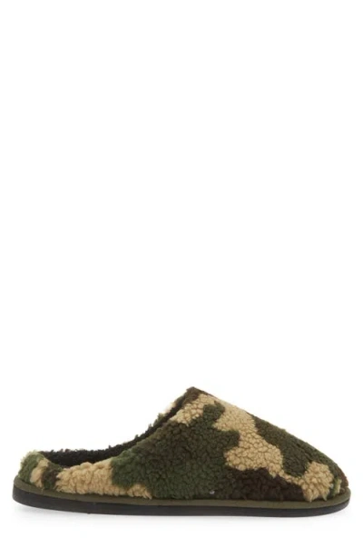 Abound Quinn Smiley Slipper In Green Camo