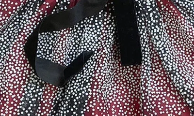 Joe-ella Kids' Tinsel Sparkle Mesh Party Dress In Red