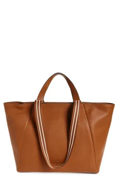Kate Spade New York Rosie Leather Tote Bag In Warm Gingerbread