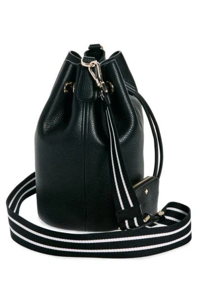 Kate Spade New York Rosie Leather Bucket Bag In Black