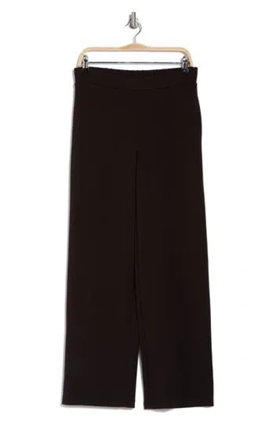 T Tahari Scuba Wide Leg Pants In Black