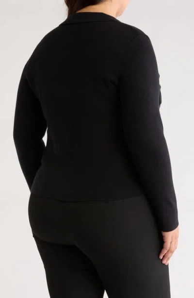 By Design Phoebe Crop Cardigan In Black