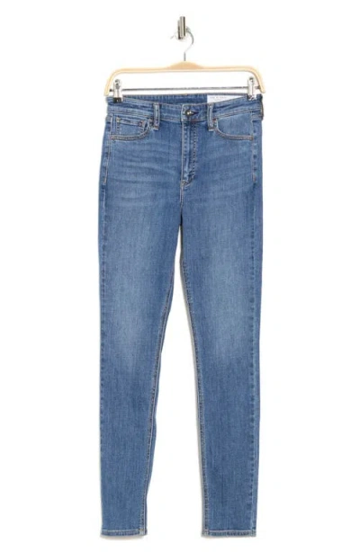 Rag & Bone Nina High Waist Ankle Skinny Jeans In Mediumwash