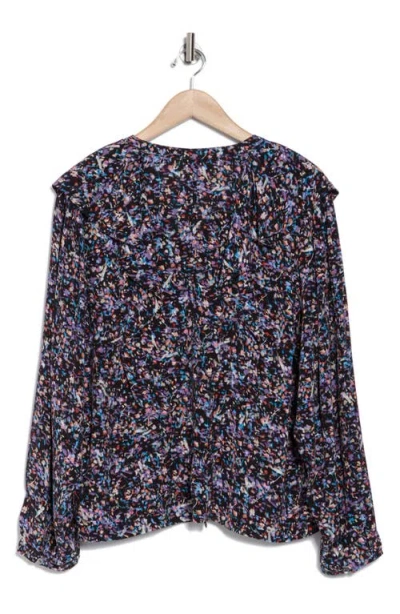 Joie Raquel Ditsy Floral Top In Caviar Multi