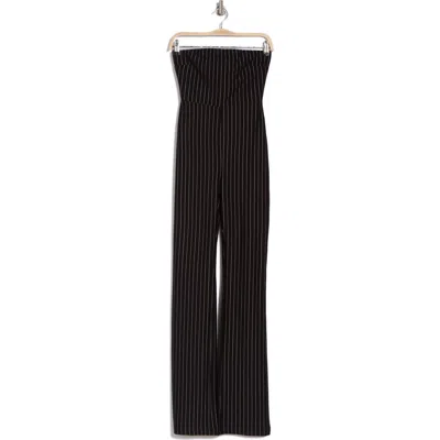 N By Naked Wardrobe Strapless Jumpsuit In Black