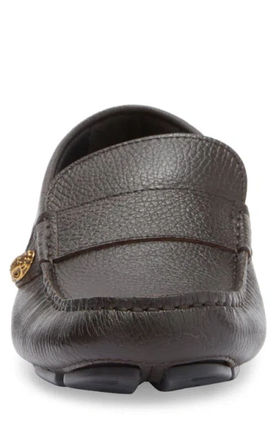 Kurt Geiger London Stirling Moc Toe Driving Shoe In Dark Brown