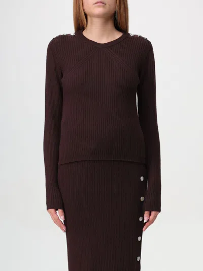 Pinko Sweater  Woman Color Brown In Braun