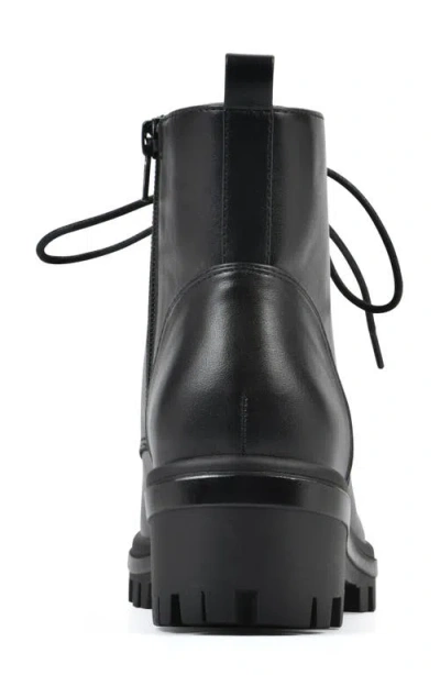 Cliffs By White Mountain Tappy Lug Sole Boot In Black Smooth