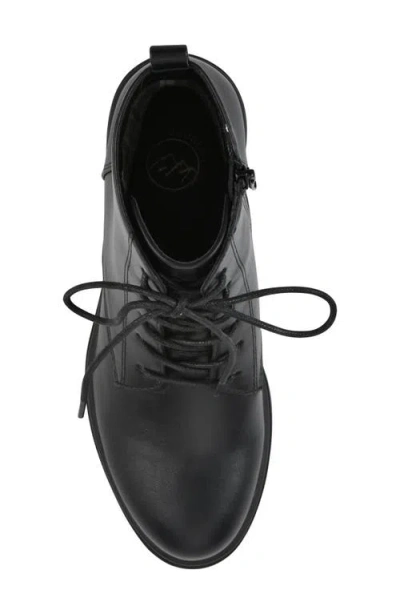 Cliffs By White Mountain Tappy Lug Sole Boot In Black Smooth