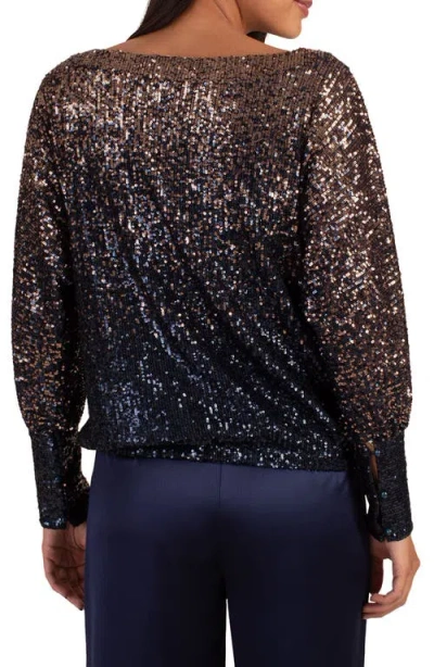 Trina Turk Sprite 3 Top In Moonstone/midnight