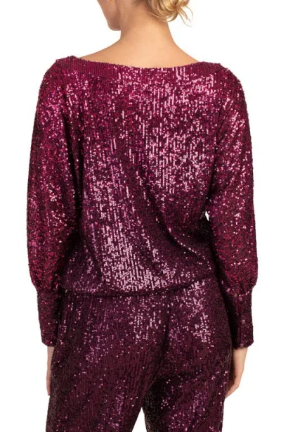 Trina Turk Sprite 3 Top In Festive Fuchsia/plum