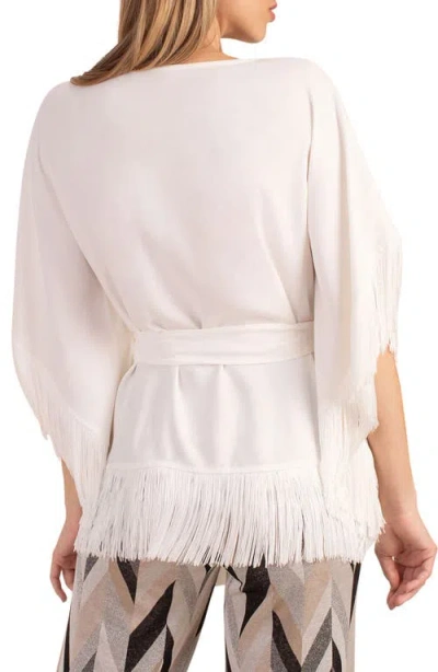 Trina Turk Eye Opener Top In Winter White