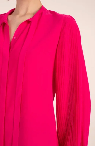 Trina Turk Ethereal Top In Aurora Pink