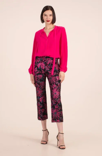 Trina Turk Ethereal Top In Aurora Pink