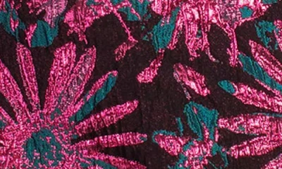 Trina Turk Davis Short Sleeve Top In Borealis Blue Multi