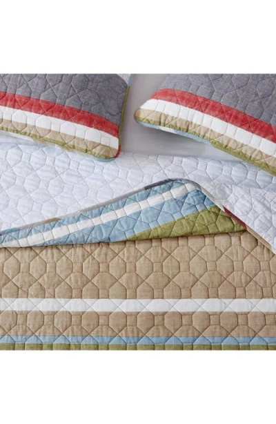 Eddie Bauer Salmon Ladder Twin Daybed Quilt & Sham Set In Navy Multi