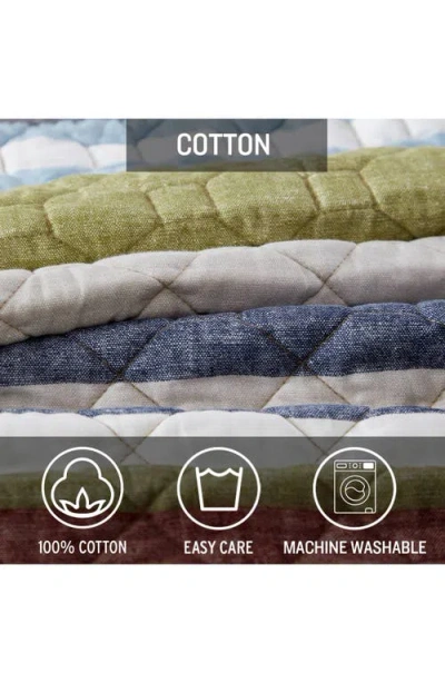 Eddie Bauer Salmon Ladder Twin Daybed Quilt & Sham Set In Navy Multi