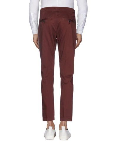 Shop Dondup 5-pocket In Maroon