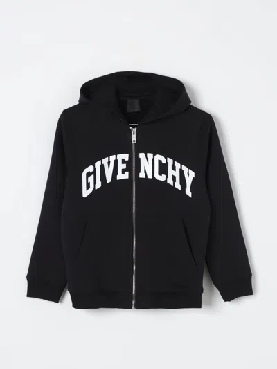 GIVENCHY SWEATER GIVENCHY KIDS COLOR BLACK 414211002