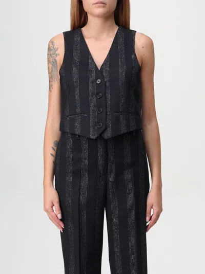 Msgm Blazer  Woman Color Black In Schwarz