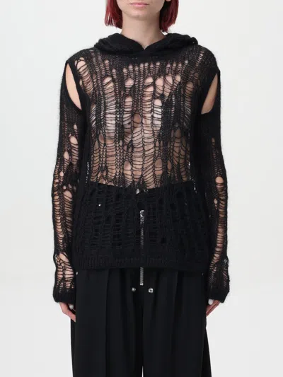 Rick Owens Spider Hoodie Sweaters And Cardigans Black In Schwarz