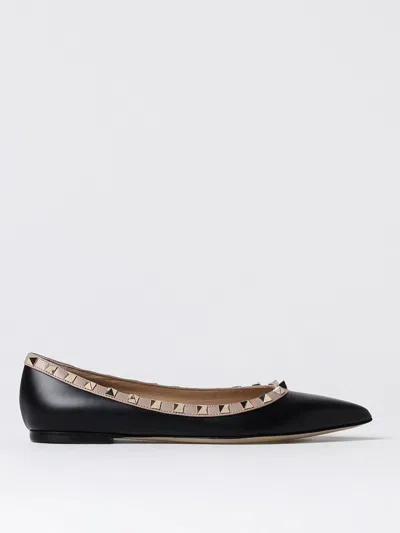 Shop Valentino Ballet Flats  Garavani Woman Color Black In Schwarz