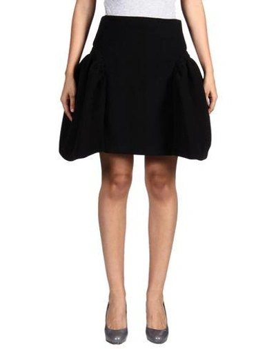 Shop Simone Rocha Knee Length Skirts In Black