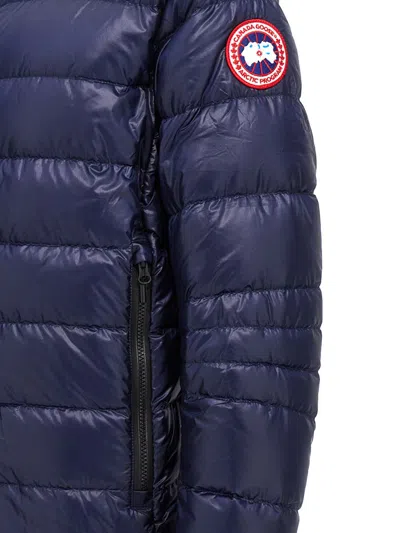 Shop Canada Goose 'crofton' Down Jacket In Blue