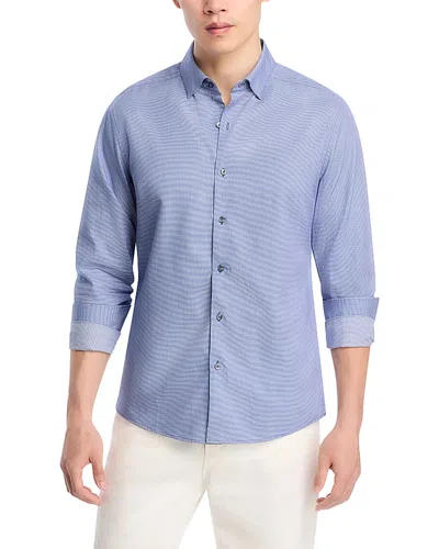 MICHAEL KORS COTTON MESH DOBBY BUTTON DOWN SHIRT 