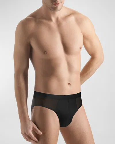Hanro Micro-touch Briefs In Black