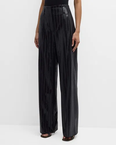 Brunello Cucinelli Pants With Sequins In C002 Dark Grey