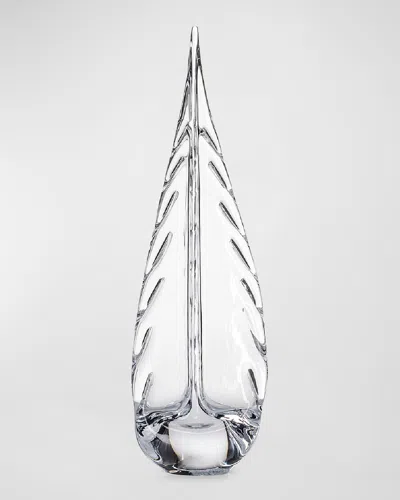 Simon Pearce Ice Laden Evergreen Glass Tree, 16" In Clear