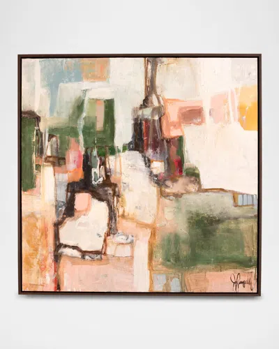 Jill Pumpelly Fine Art Playing A Fool Hand-embellished Giclee In Multi