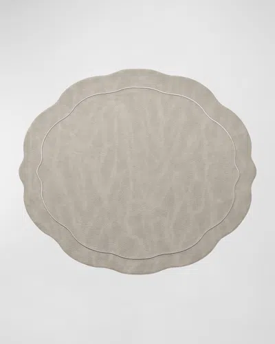 Kim Seybert Gray Tailored Placemat In Gray