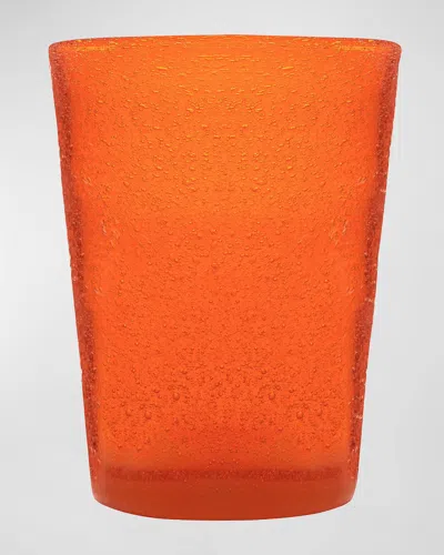 Memento Double Old-fashioned Glasses, Set Of 6 In Orange