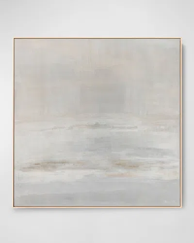 Benson-cobb Studios Delicate Forms No. 2 Hand-embellished Giclee By Carol Benson-cobb In White,pale Grey,beige,taupe,clay