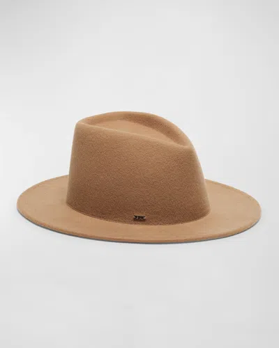 Eugenia Kim Women's Blaine Wool Felt Fedora In Camel