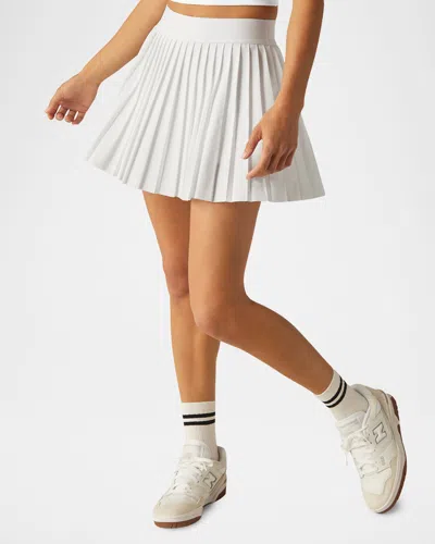 Beyond Yoga If You Pleats Miniskort In True White