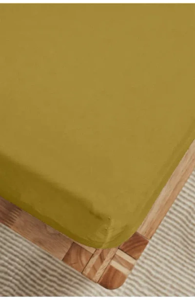 Ettitude Sateen Sheet Set In Brass