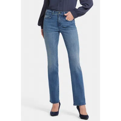 Shop Nydj Barbara High Waist Bootcut Jeans In Cascade Wave