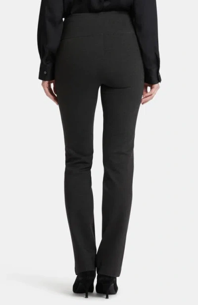 Nydj Pull On Charcoal Heather Straight Leg Jean In Charcoal Heather