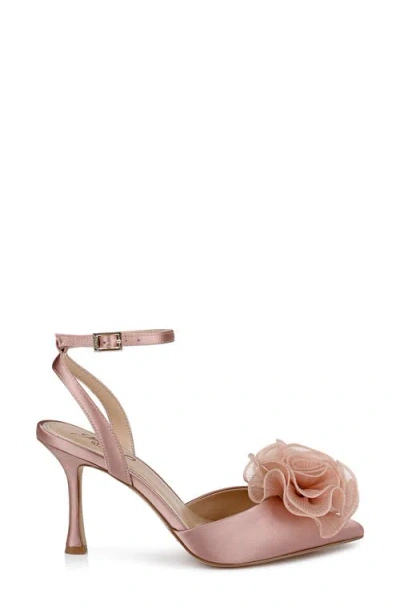 JEWEL BADGLEY MISCHKA JEWEL BADGLEY MISCHKA TAYLEE EMBELLISHED ANKLE STRAP PUMP 