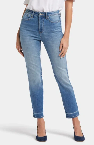 Nydj Sheri High Waist Ankle Slim Jeans In Aspen Sky