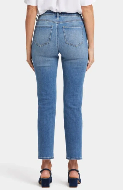 Nydj Sheri High Waist Ankle Slim Jeans In Aspen Sky
