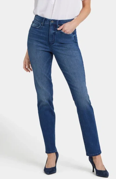 Nydj Sheri High Waist Slim Leg Jeans In Moonlight
