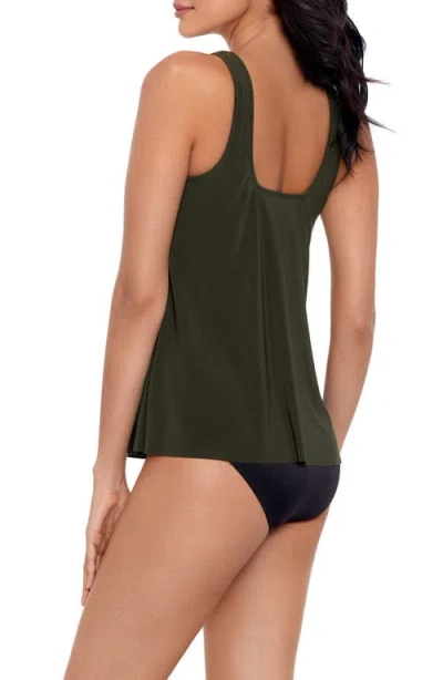 Miraclesuit Dd Cup Illusionists Ursula Underwire Tankini Top In Nori