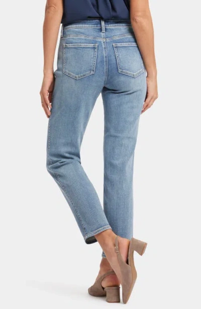 Nydj Stella High Waist Ankle Tapered Jeans In Indigo Stream