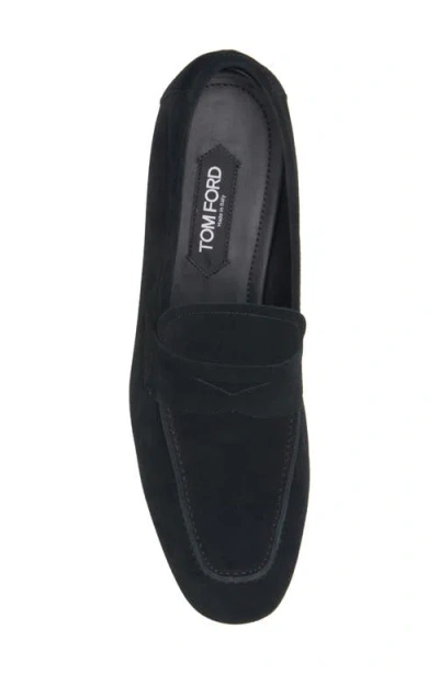 Tom Ford Sean Penny Loafer In 1n001 Black